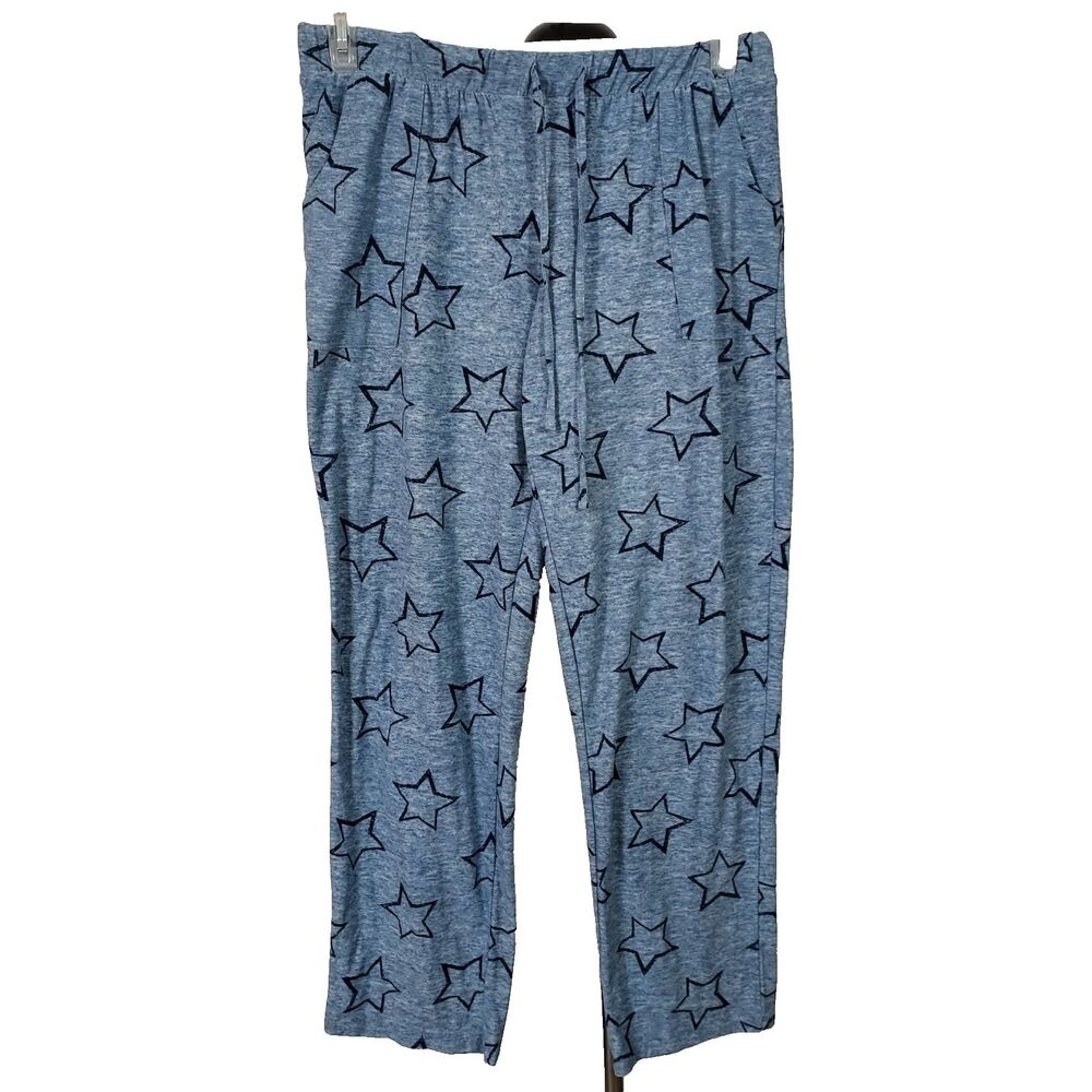 Lucky Brand Sleepwear Womens Medium Pajama Pants Lounge Stars Stretchy Soft